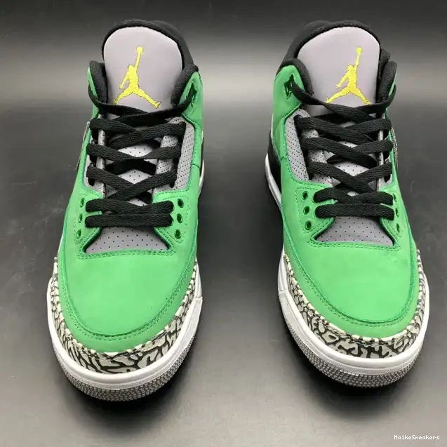 MaikeSneakers PE Tinker Retro Jordan Air shoes AJ3 3 867493 Ducks Oregon 0323